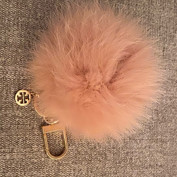 Tory Burch Accessories - Tory Burch Furry Keychain NWOT